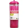 Distributeur de pailles roses