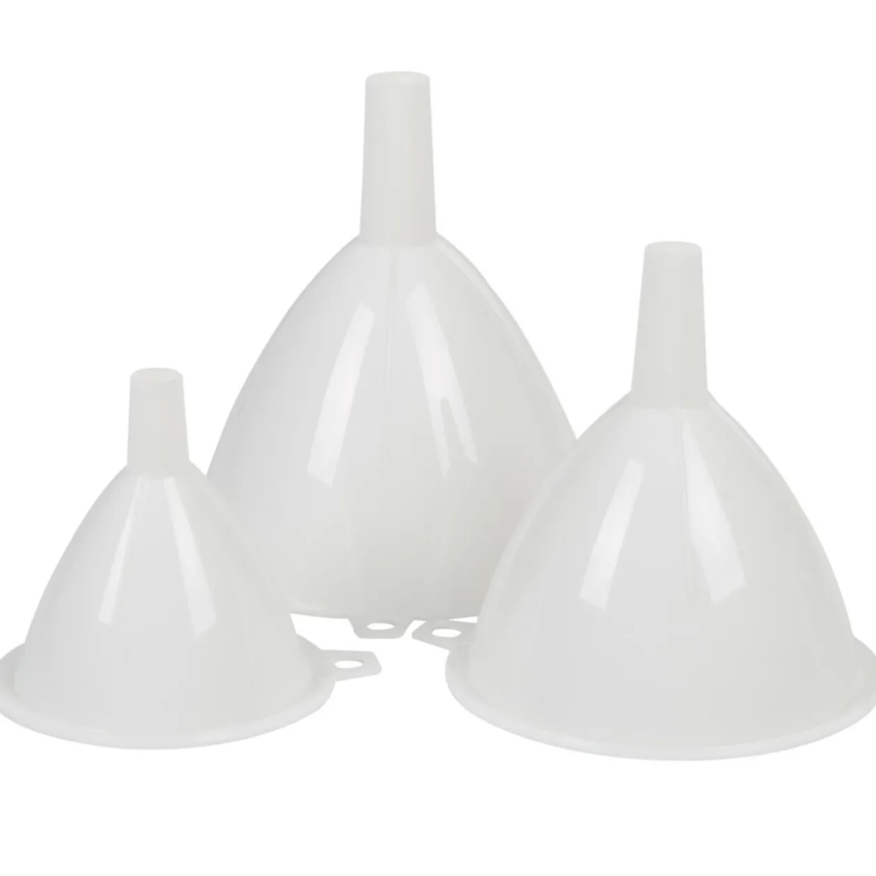 Entonnoir blanc x3