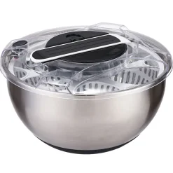 Essoreuse à salade 2 en 1 en inox