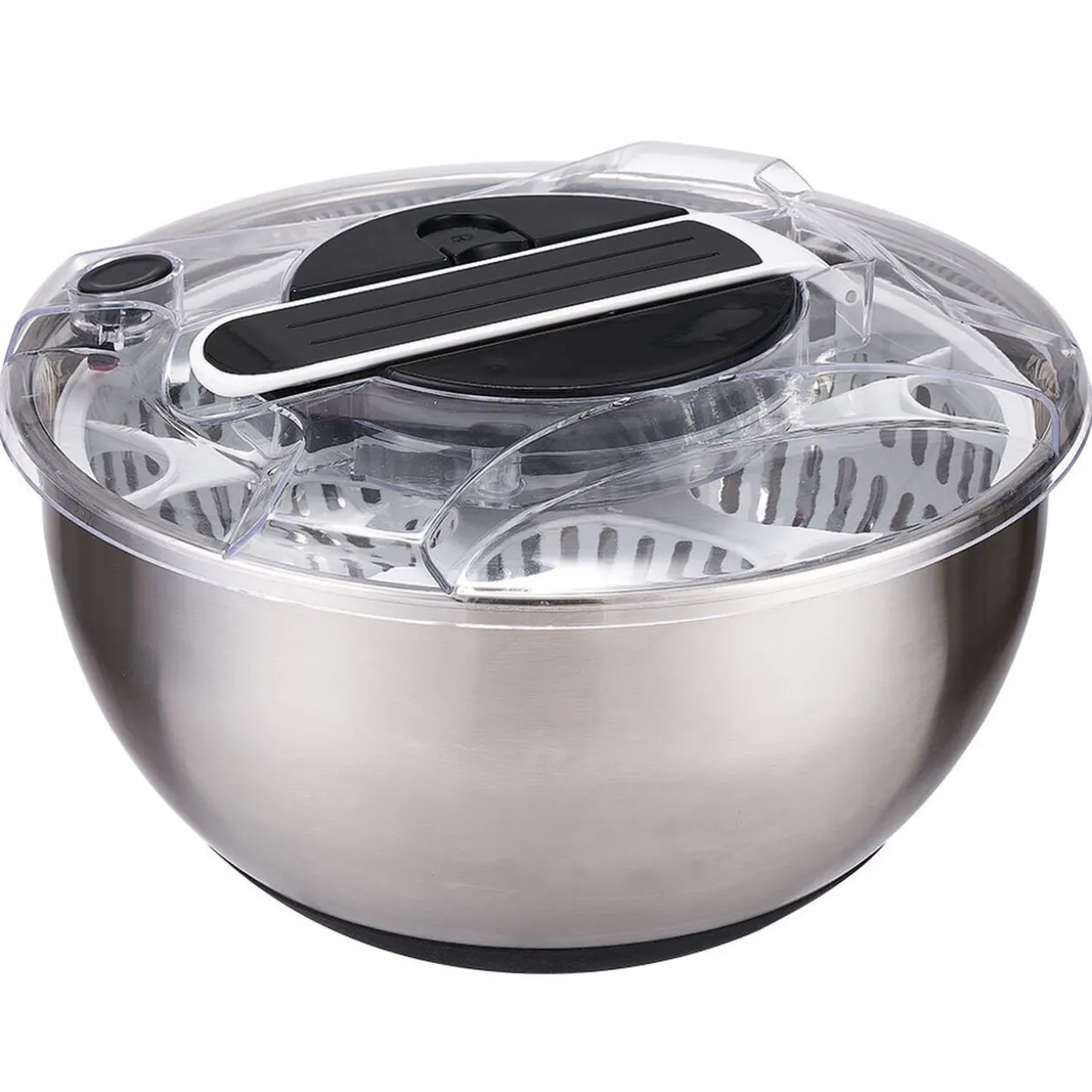 Essoreuse à salade 2 en 1 en inox