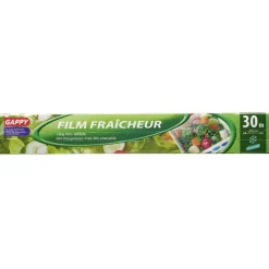 Film alimentaire étirable rouleau de 30m