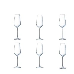 Flûte à champagne cristallin gamme Ultime 21 cl x6
