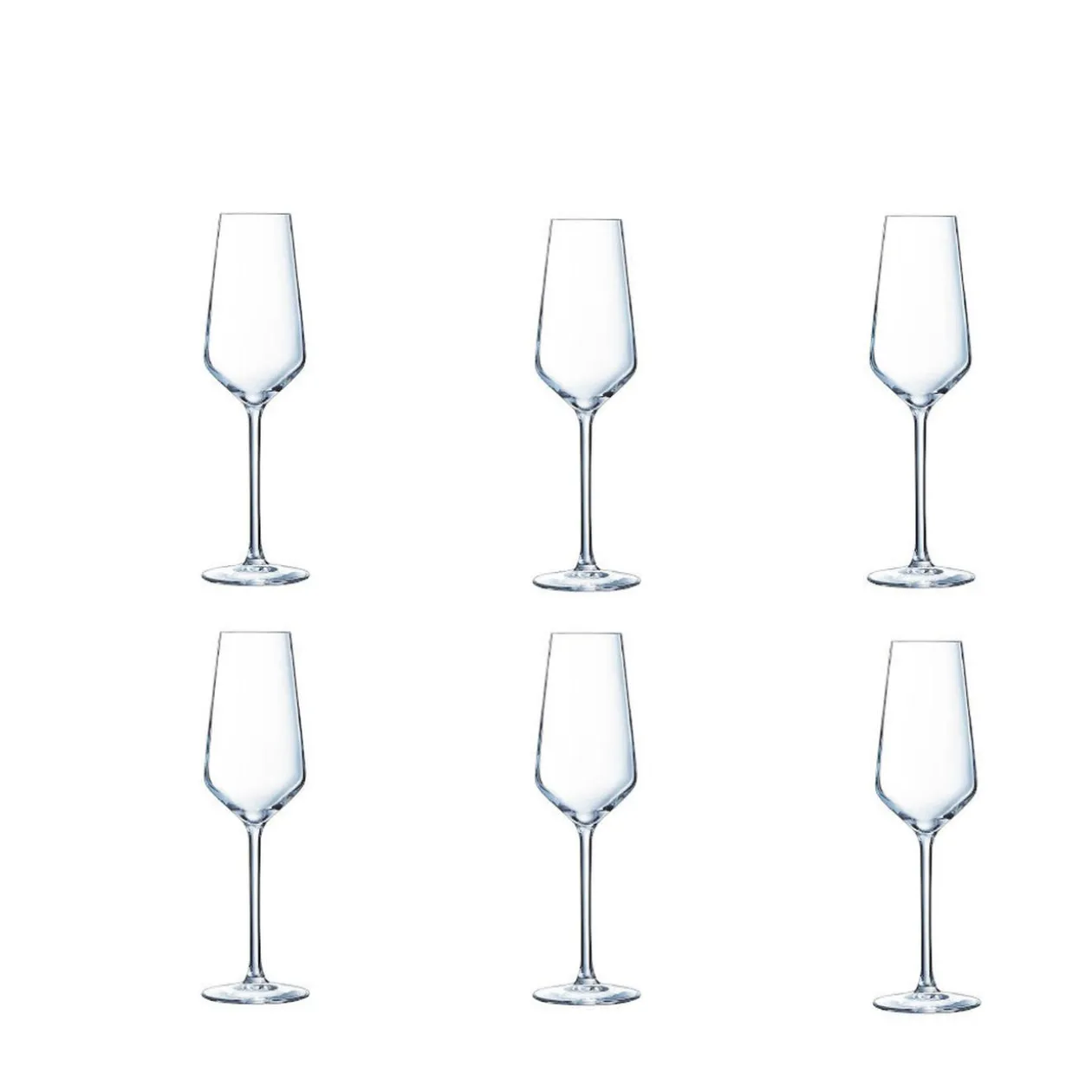 Flûte à champagne cristallin gamme Ultime 21 cl x6