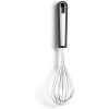 Fouet en inox avec manche en plastique noir L.29,5cm