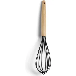 Fouet en silicone avec manche en bois L.30cm