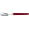 Fourchette laguiole manche rouge