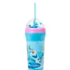 Gobelet avec paille La Reine des Neiges