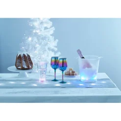 Gobelet paille fond lumineux