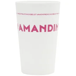 Gobelet plastique prénom #AMANDINE 33cl