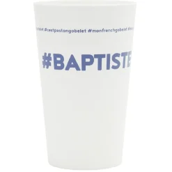 Gobelet plastique prénom #BAPTISTE 33cl