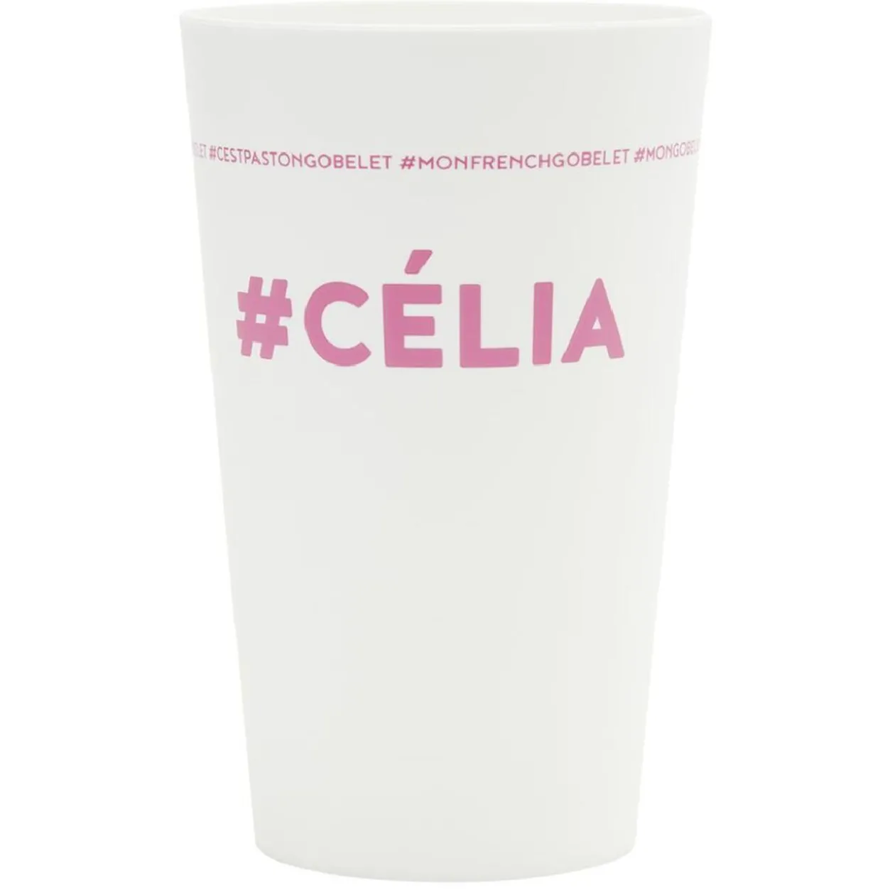 Gobelet plastique prénom #CÉLIA 33cl