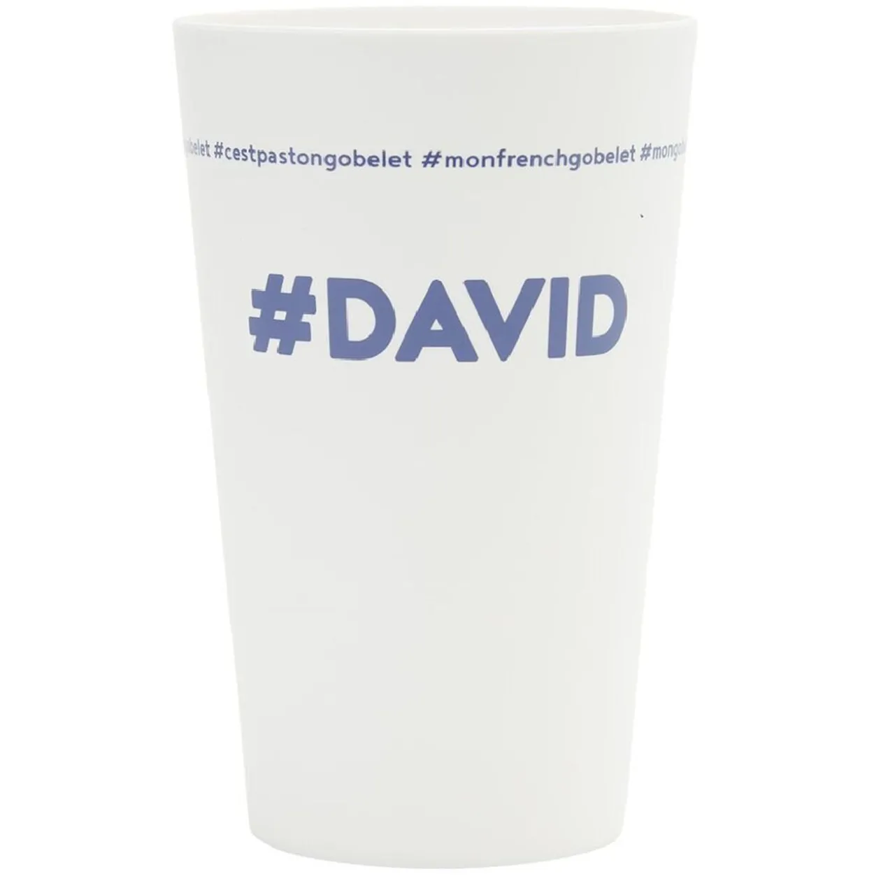Gobelet plastique prénom #DAVID 33cl
