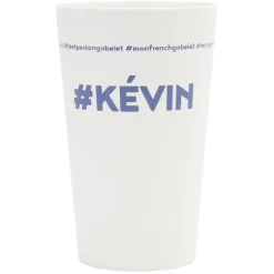 Gobelet plastique prénom #KÉVIN 33cl