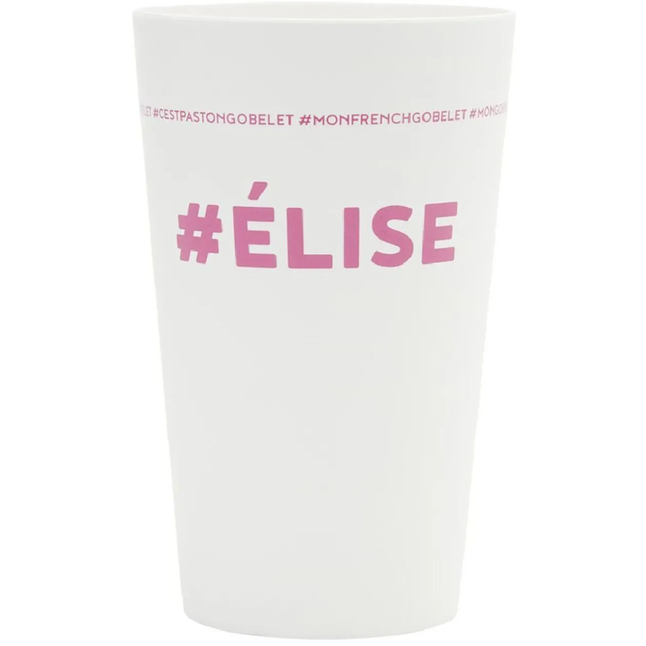 Gobelet plastique prénom #ÉLISE 33cl