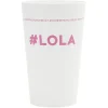 Gobelet plastique prénom #LOLA 33cl