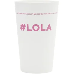 Gobelet plastique prénom #LOLA 33cl