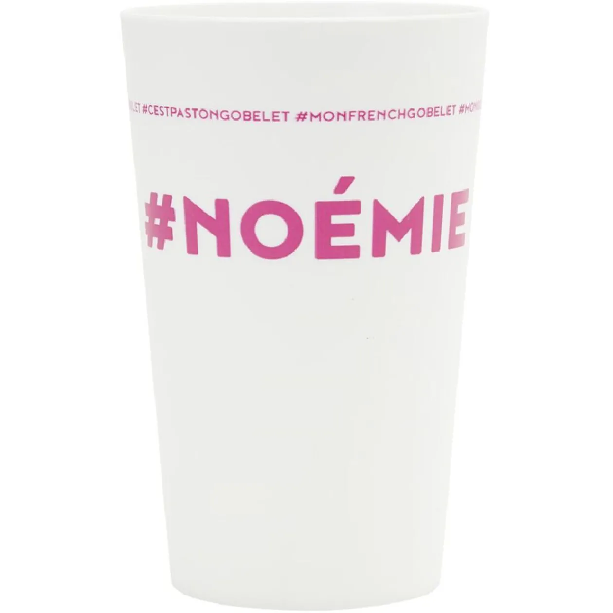 Gobelet plastique prénom #NOÉMIE 33cl