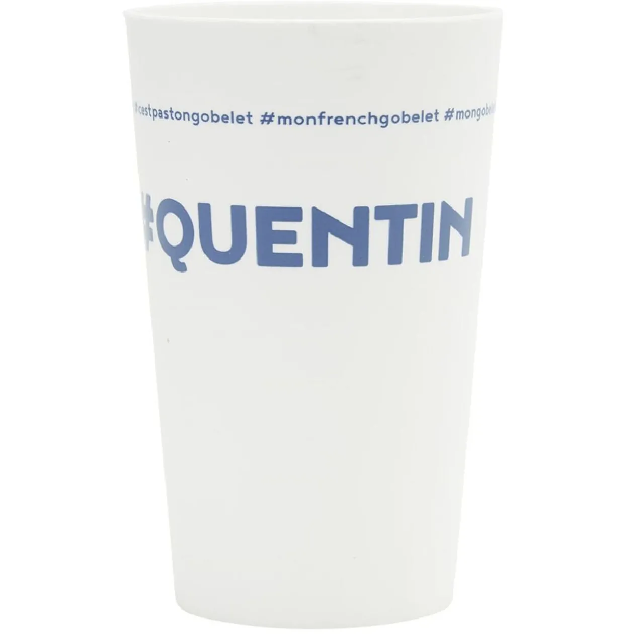 Gobelet plastique prénom #QUENTIN 33cl