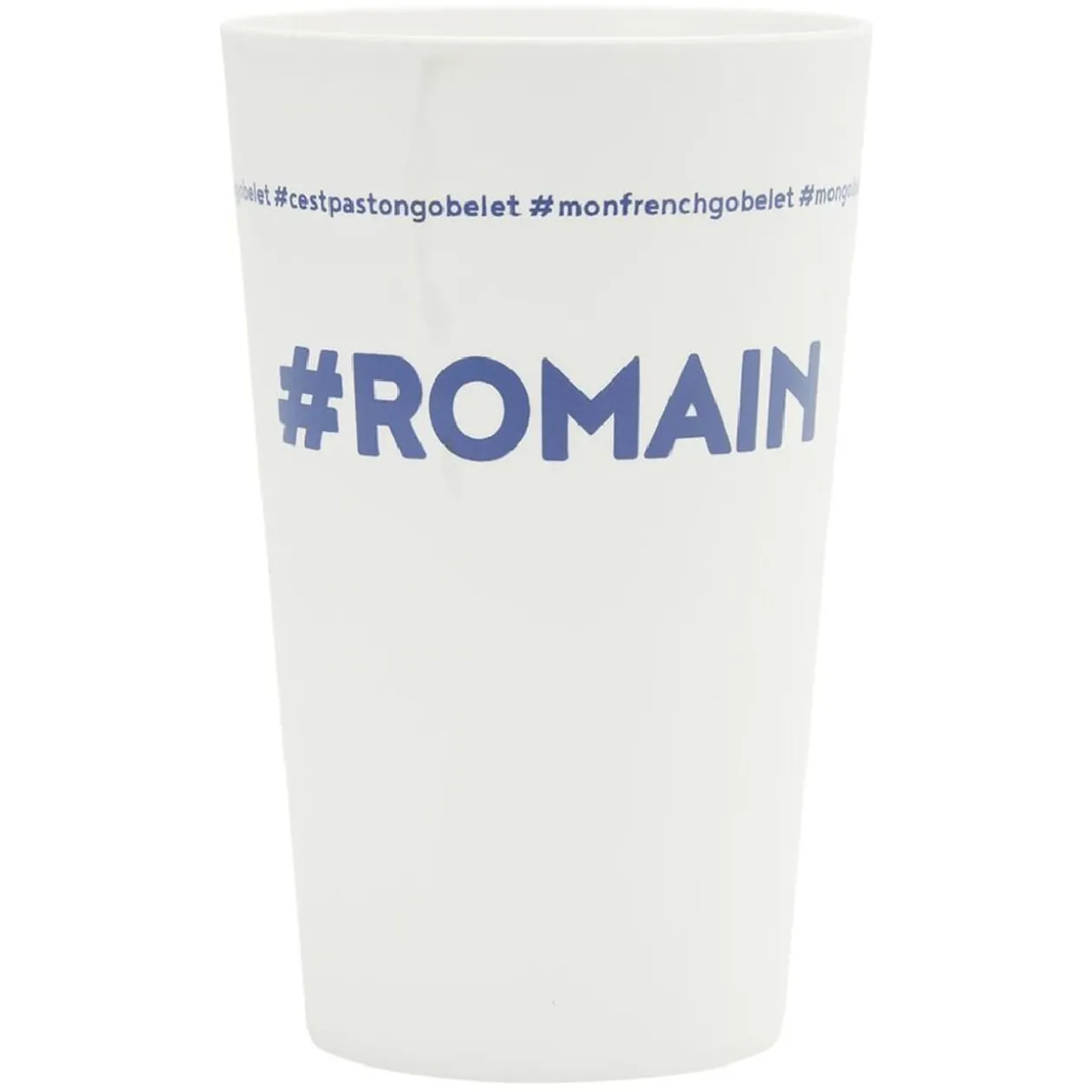 Gobelet plastique prénom #ROMAIN 33cl