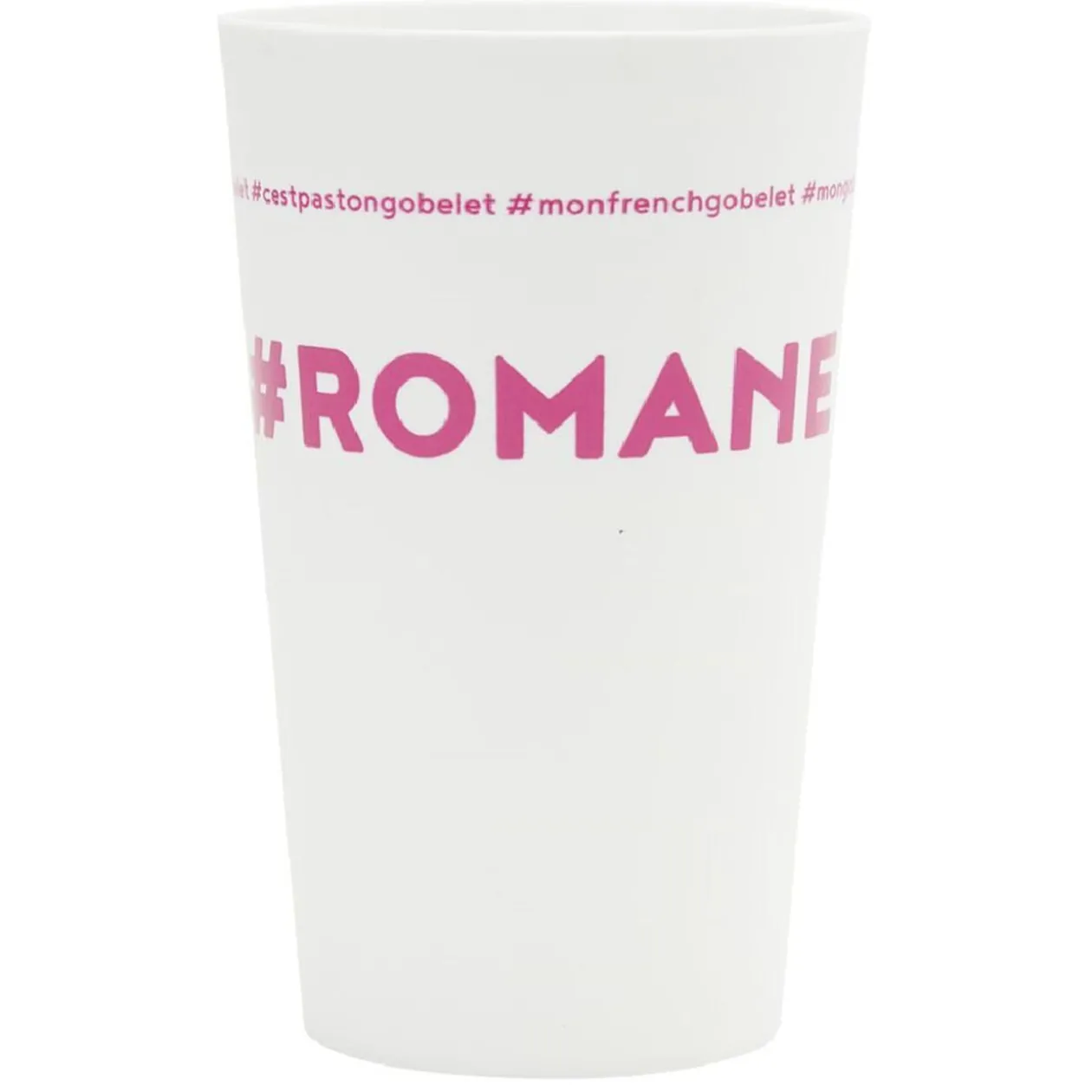 Gobelet plastique prénom #ROMANE 33cl