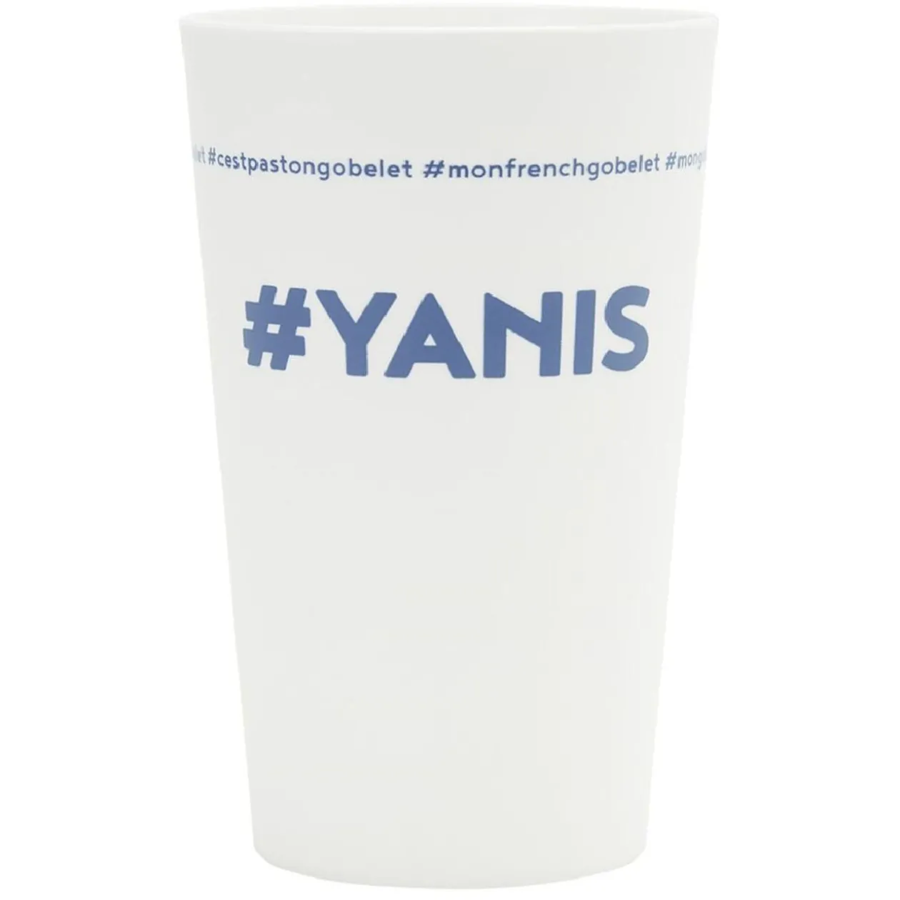 Gobelet plastique prénom #YANIS 33cl