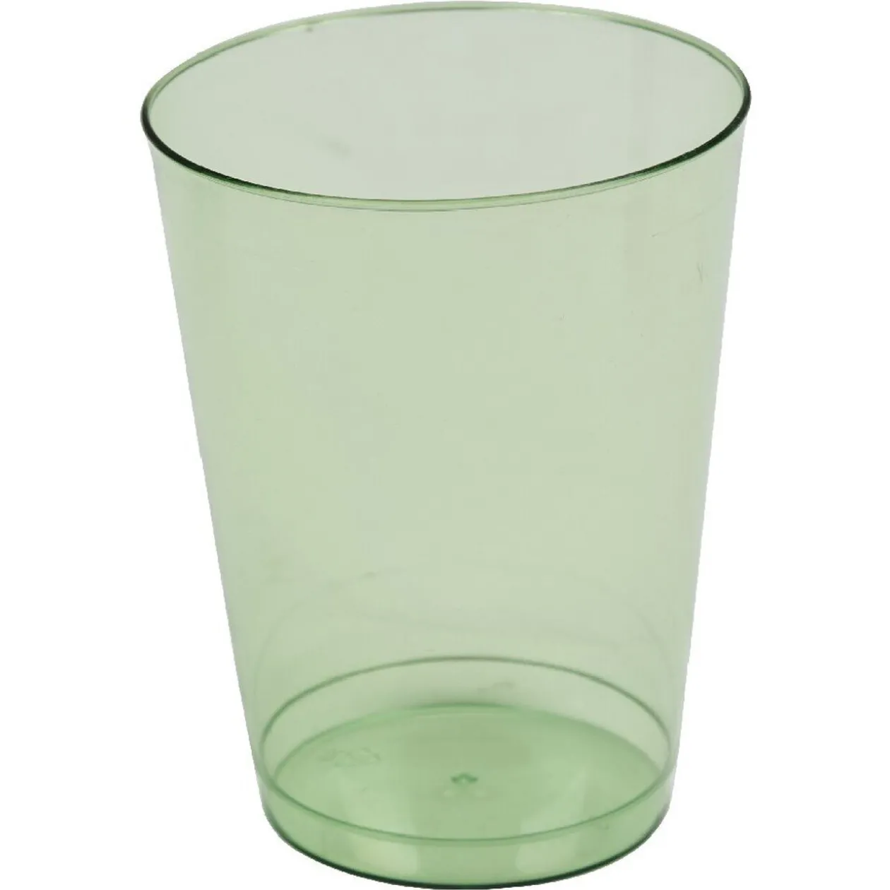 Gobelet plastique uni vert x 10