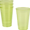 Gobelet plastique vert x4