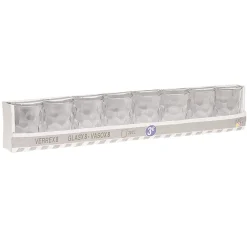 Gobelet verre motif embossé transparent 20 cl x8