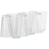 Gobelet verre transparent x 10