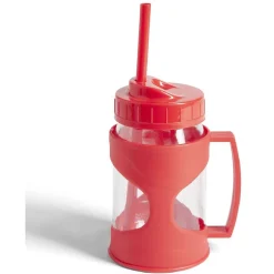 Gourde avec paille