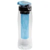 Gourde plastique avec infuseur 730cl 3 coloris