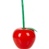 Gourde plastique et paille pomme