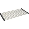 Égouttoir en inox et silicone - L.46xl.24cm