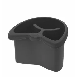 Égouttoir pour couverts 3 compartiments noir