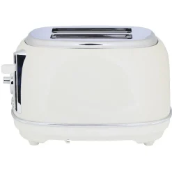 Grille pain Homday retro blanc crème