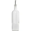 Huilier en verre avec bouchon inox