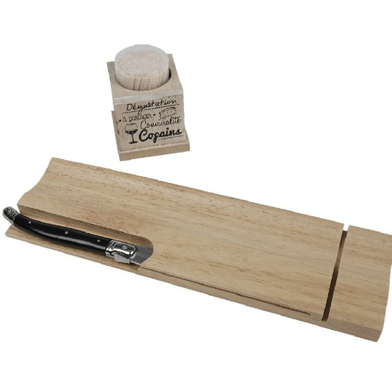 Kit à apéritif en bois