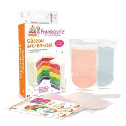 Kit préparation gâteau arc-en-ciel
