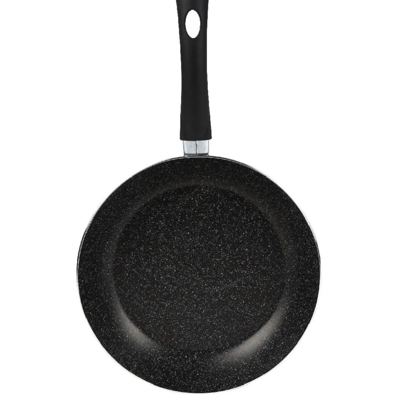 Lot 1 poêle + 1 casserole aluminium effet pierre
