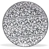 Lot de 4 assiettes plates rondes porcelaine Ø24 cm