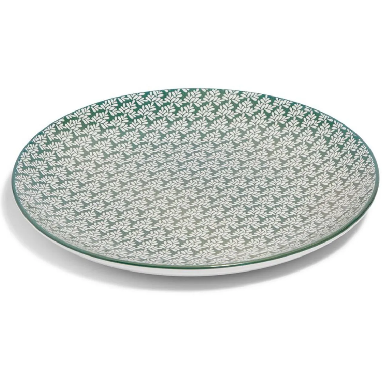 Lot de 4 assiettes plates rondes porcelaine Ø24 cm