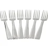Lot de 6 fourchettes en inox