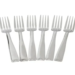 Lot de 6 fourchettes en inox