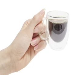 Lot de 2 tasses double paroi 80ml
