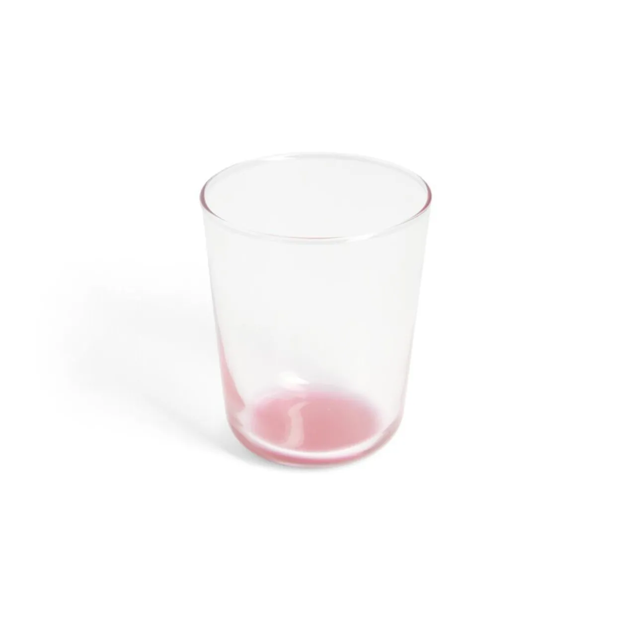 Lot de 6 verres 31cl transparents avec fond coloré