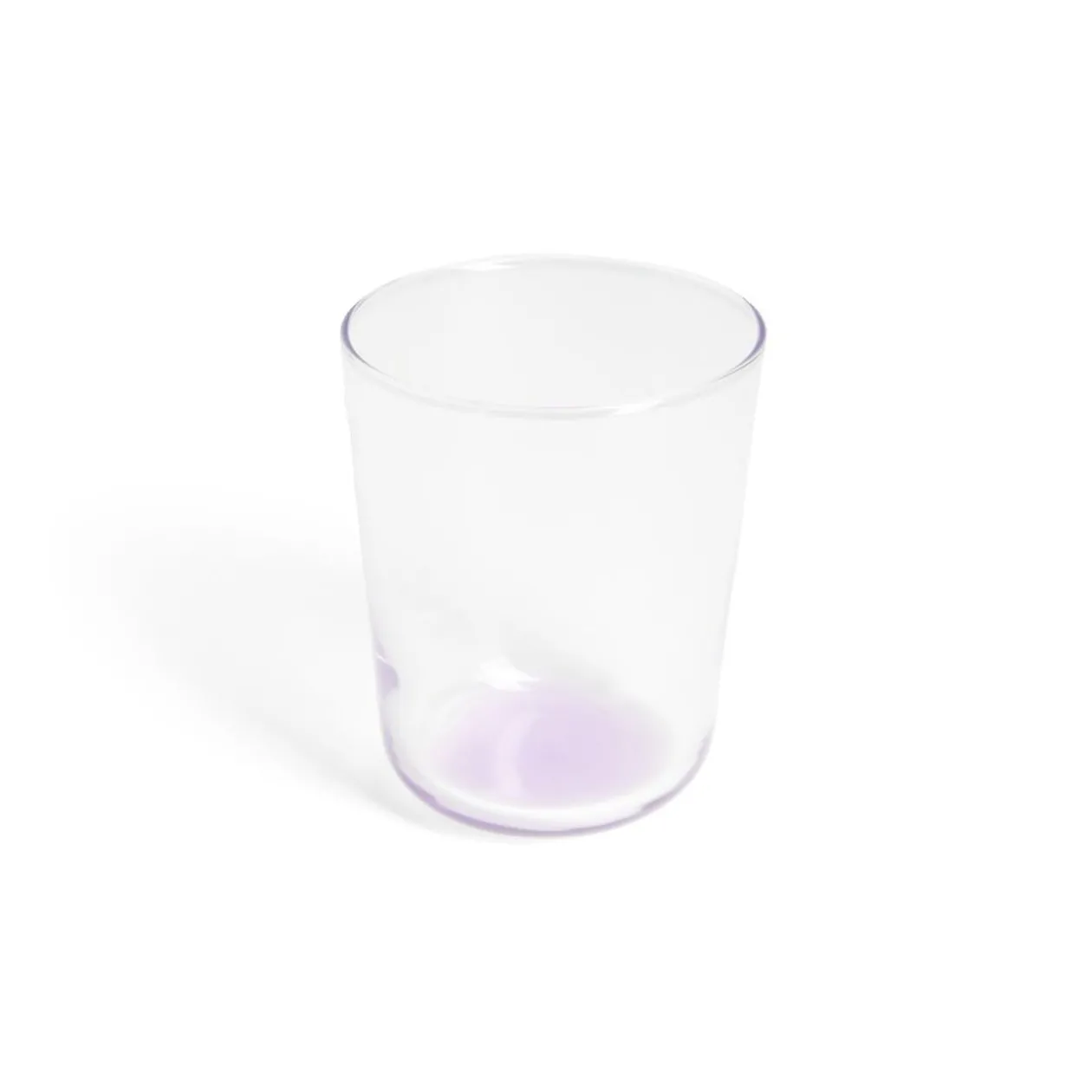 Lot de 6 verres 31cl transparents avec fond coloré