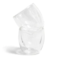 Lot de 2 verres double paroi 80ml