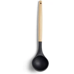 Louche en silicone avec manche en bois L.31,5cm