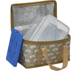 Lunch bag avec pain de glace et boîte alimentaire 25x14xH12cm