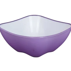 Mini saladier violet blanc